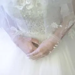 ウエディング　グローブ　結婚式　ショートグローブ