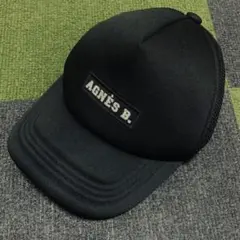 アニエス ベー agnes b メッシュキャップ 黒