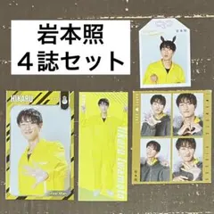 岩本照SnowManミニ切り抜きTVfanガイドお守りカードしおりテレビジョン