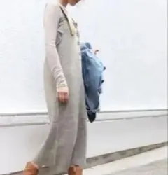 CANAL JEAN RCWワイドリブニットジャンパースカートkayoさん＊