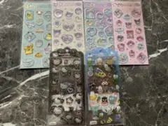 ドロップジェリーシール　サンリオ　すりガラス風シール セット