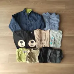 ☆montbell キッズ アウター&上下セット150