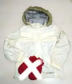 M レディーススキーウェア AIRWALK ベージュ柄