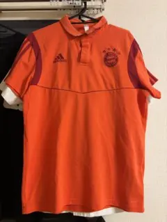 FC Bayern München ポロシャツ レッド ホワイト - メルカリ