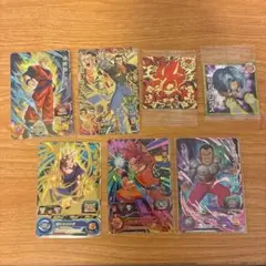 ドラゴンボールカード(5枚)＋ウエハースシール(2枚)