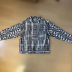 チェック柄 ジャケット ブラウン