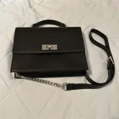 DEVICE メタル スクエア 2wayトート ショルダーバッグ