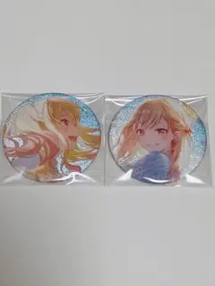 プロセカ　グリッター缶バッジ　天馬咲希