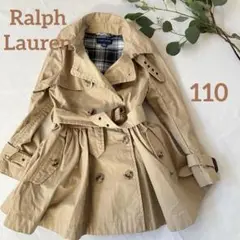 美品✨ラルフローレンガールズトレンチコート110 4T 秋のお出かけに