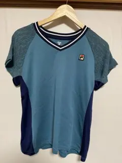 FILA XL VネックTシャツ グリーン