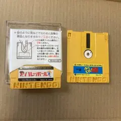 ファミコンディスク　バレーボール　かつとび！童児