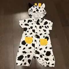 牛柄フード付き着ぐるみ　50 60