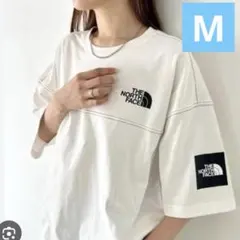 希少 2XL 韓国限定 ノースフェイス ロゴ ステッチ Tシャツ グレーXXL