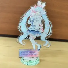 【北海道限定】雪ミク 2024 × ハローキティ アクリルスタンド 佐倉おりこ
