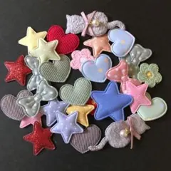 アップリケ ワッペン ハンドメイド素材 大量セット①