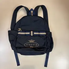 TOCCA ネイビー バックパック ポーチ付き
