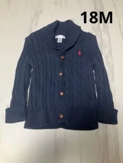 Ralph Lauren ネイビー カーディガン 18M ラルフローレン