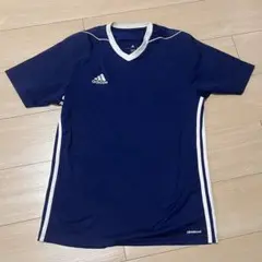 adidas climacool アディダス サッカーシャツ L フットサル 紺
