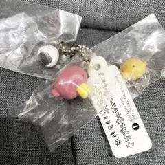 新品▽ 新種発見！たまごっち トリプルキャラコットキーチェーン 当時