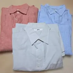 メンズ　ユニクロ　シャツ　長袖　半袖