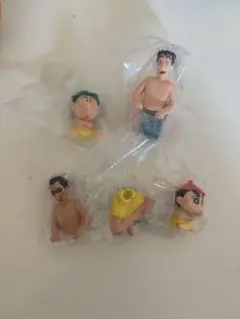 【新品未開封】クレヨンしんちゃんサウナ カプセルトイ 4体セット