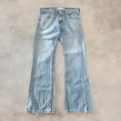 リーバイス527 Levis W32 フレアデニム 青 古着 ブーツ 20240