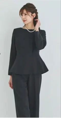 タグ付き新品　洗えるセレモニーパンツスーツセット