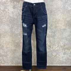 CECIL McBEE ダメージデニムパンツ レディース M 定番