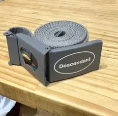 Descendant グレー ナイロンベルト