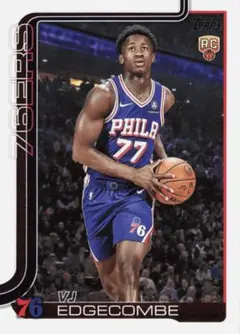 【1307】76ers VJ EDGECOMBE RC Topps