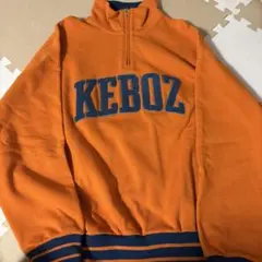 KEBOZ オレンジ ハーフジップ M