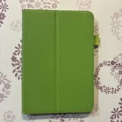 グリーン スリムiPadケース スタンド機能付き