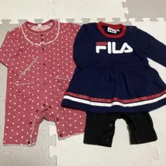 ベビー　ロンパース　カバーオール　女の子　70センチ