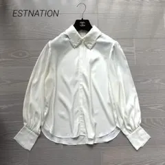 新品✨SÉZANEセザンヌCHEMISE CHLOÉシルク レースフリルブラウス 新品✨SÉZANEセザンヌCHEMISE CHLOÉシルク レースフリルブラウス