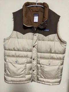 patagonia グレー ダウンベスト S patagonia ダウンベスト XS グレー - メルカリ