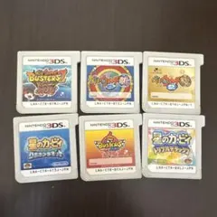ニンテンドー3DS 妖怪ウォッチ、カービィゲームソフト 6個セット