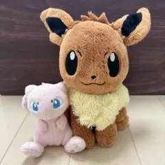 美品ポケモンI LOVE MEW でっかいぬいぐるみ 寝そべりミュウ