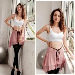 新品❣️メッシュ ヨガウエア ヒップスカーフ ダンス ヒップカバー