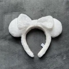 ミッキー型ホワイトカチューシャ