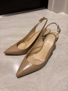 FABIO RUSCONI ベージュ バックストラップ 35 1/2のサムネイル