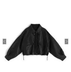 襟2Wayレザーブルゾン　k9351e (fo1951)