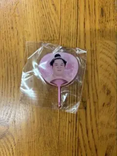 大相撲　応援うちわミニキーホルダー　宇良