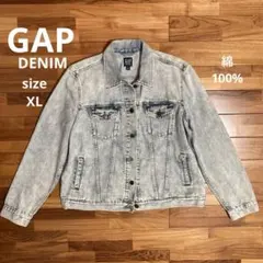 最終お値下げGAP タグ付　レディース　デニム　ジャケット　綿100% XL