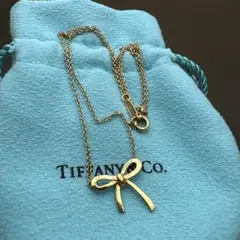 Tiffany & Co. Bow Necklace 18K Gold