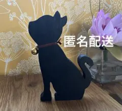 黒猫 置物 木製 サイズ大