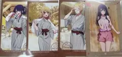 推しの子 極楽湯 4枚セットポストカード 浴衣 ブロマイド