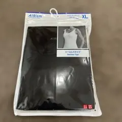 新品未使用　UNIQLOAIRism ブラック タンクトップ XL