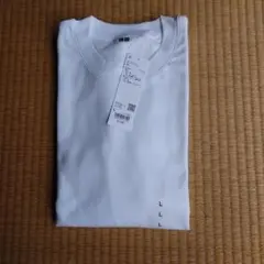 UNIQLO U エアリズムコットンクルーネックTシャツ 長袖 White L