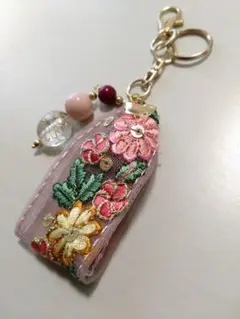 インド刺繍キーリング c