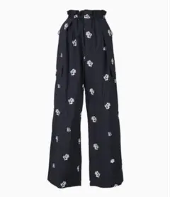 LOEFF ロエフ キャットニップ ジャガード ガウチョパンツ 1(M) - メルカリ